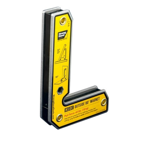 Strong Hand Tools, Innen-Außenwinkel-Magnete,  90° (30°, 60°), Mag. Zugkraft 20/15 kg, 7,6 cm/12,7 cm Länge, - MLDT350-1 -  -  -