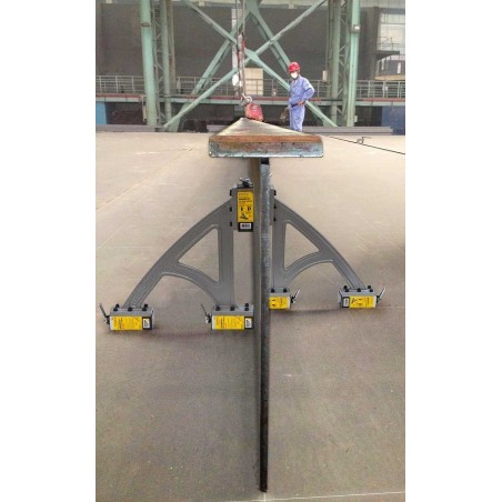 Imán HD con estructura en A: para sujeción de posiciones grandes y pesadas