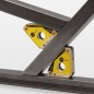 Imán de mano potente - imán de soldadura multiángulo - 30º/60º, 45º, 90º - 10 kg máx. fuerza de tracción Imán de mano potente - imán de soldadura multiángulo - 30º/60º, 45º, 90º - 10 kg máx. fuerza de tracción