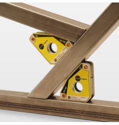 Imán angular de 45° y 90° - Imán estándar - Fuerza de tracción de 10 kg