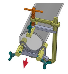Abrazadera de alineación de tuberías para tubos redondos y bridas - Ø 50-110 mm - CPL45 - CPL45 - - - 97,88 € -