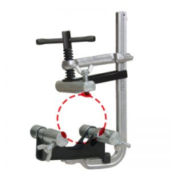 Abrazadera de alineación de tuberías para tubos redondos y bridas - Ø 100-140 mm - CPL75