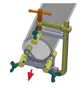 Abrazadera de alineación de tuberías para tubos redondos y bridas - Ø 100-140mm - CPL75 - CPL75 - - - 124,13 € -