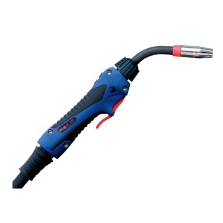 MIG/MAG-Schweißbrenner Schlauchpaket ABIMIG® A T 155 LW,45°, Stromdüse 0,8mm, länge 3-5 m, Euroanschluss, Gasgekühlt - 006.D810.