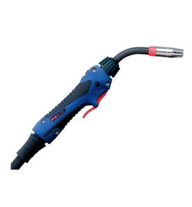 MIG/MAG-Schweißbrenner Schlauchpaket ABIMIG® A T 155 LW,45°, Stromdüse 0,8mm, länge 3-5 m, Euroanschluss, Gasgekühlt - 006.D810.