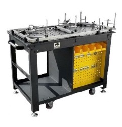 Mesa de soldadura móvil Rhino Cart (TDQ612075) + 122 uds. Kit de montaje (TDK6200) - TDQ612075-K2 - - - 3.780,00 € -