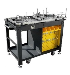 Mesa de soldadura móvil Rhino Cart (TDQ612075) + 122 uds. Kit de montaje (TDK6200) - TDQ612075-K2 - - - 3.780,00 € -