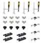 Stronghandtools - Kit de 24 piezas de abrazaderas y componentes para mesa de soldadura - TBKM1-24