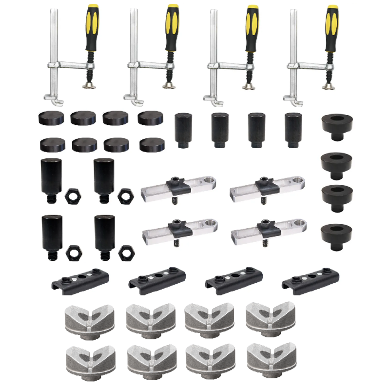 Herramientas de mano fuertes - 40 uds. Kit de abrazaderas y componentes para mesa de soldadura - TBKM3-40