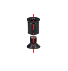 Pasadores de bloqueo de bola BUILDPRO® - Capacidad de 4 mm a 27 mm (paquete de 10/1) - T65061 / T65060   --Variante--1 Stück