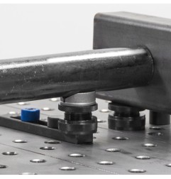 BUILDPRO® Bloque en V 90º Ø40 x 31 mm (tamaño máximo del tubo: 50 mm) - T64210