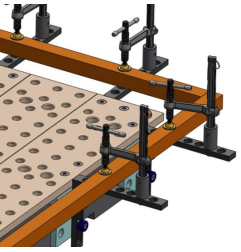 Extensión lateral BuildPro de 29,2 x 41,5 mm para mesa de soldadura BuildPro y Rhino Cart, T61830