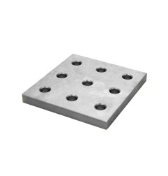 BuildPro Befestigungsplatte 150 x 160mm, 9 Loch - T61009 - T61009 - - - 42,25 € -