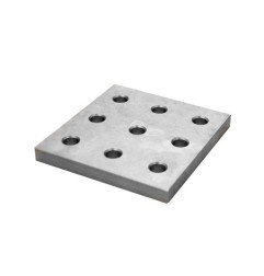 BuildPro Befestigungsplatte 150 x 160mm, 9 Loch - T61009 - T61009 - - - 42,25 € -