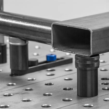 Soportes BuildPro, diámetro exterior Ø38 mm, altura Ø50 mm, orificio de 16 mm para bloques en V - T64214