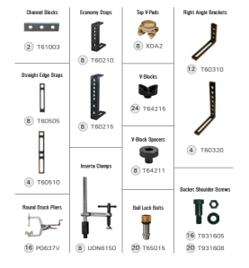 BuildPro TMK637 - BuildPro Modularer Befestigungssatz 166-TEILE-KIT - TMK637 -  -  - 4.162,62 € - 