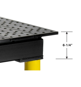 BUILDPRO MAX SCHWEISSTISCH NITRIERT - 2,550 X 1,250 MM - TMQE625125V - TMQE625125V -  -  - 5.944,68 € - 