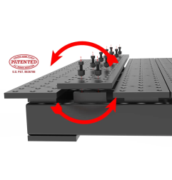 MESA DE SOLDADURA RANURADA BUILDPRO NITRURADA (MESA RANURADA) 2560 x 1250 MM - TMQE625125SV