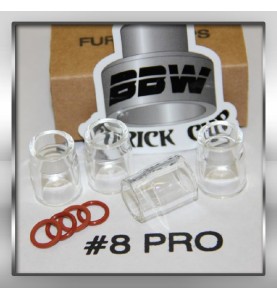 Boquillas de vidrio Furick 8 Pro con juntas tóricas - VPE - Paquete de 4 - 8PRO4 - - - 74,47 € -