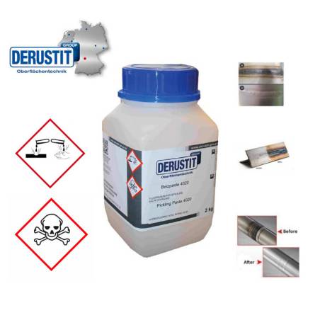Beizpaste Beize DERUSTIT 4020 für Edelstahl 2kg, stark!! - Nur Verkauf an Gewerbe - CP5020-0008 - - - 30,94 € -