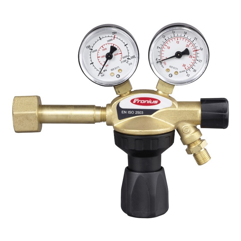 DRUCKMINDERER JUNIOR W21,8X1/14" Druckregler Gasarmatur MIG/MAG - Argon CO2  WIG/TIG  0-300 (315) bar - Fronius