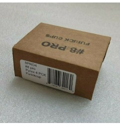 Boquillas de vidrio Furick 8 Pro con juntas tóricas (VPE, paquete de 4)