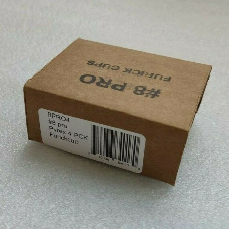 Boquillas de vidrio Furick 8 Pro con juntas tóricas (VPE, paquete de 4)