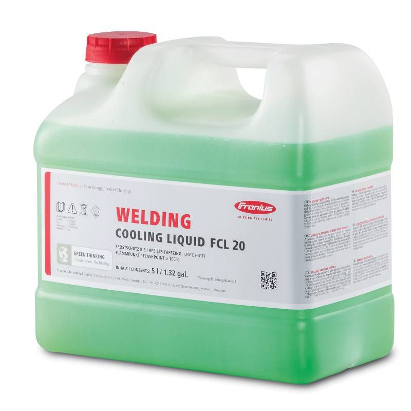 Refrigerante para antorcha Fronius "FCL 20" 5l - 30l (hasta -20° de temperatura exterior).