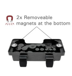 Organizador de caja de consumibles WIG TIG con base magnética Stronghandtools