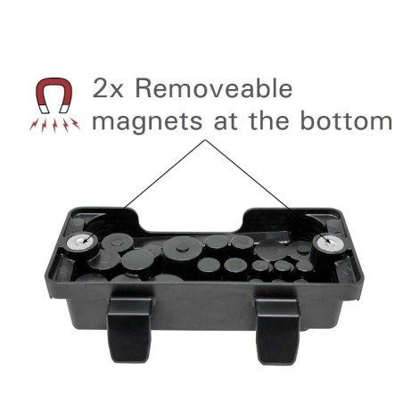 Organizador de caja de consumibles WIG TIG con base magnética Stronghandtools
