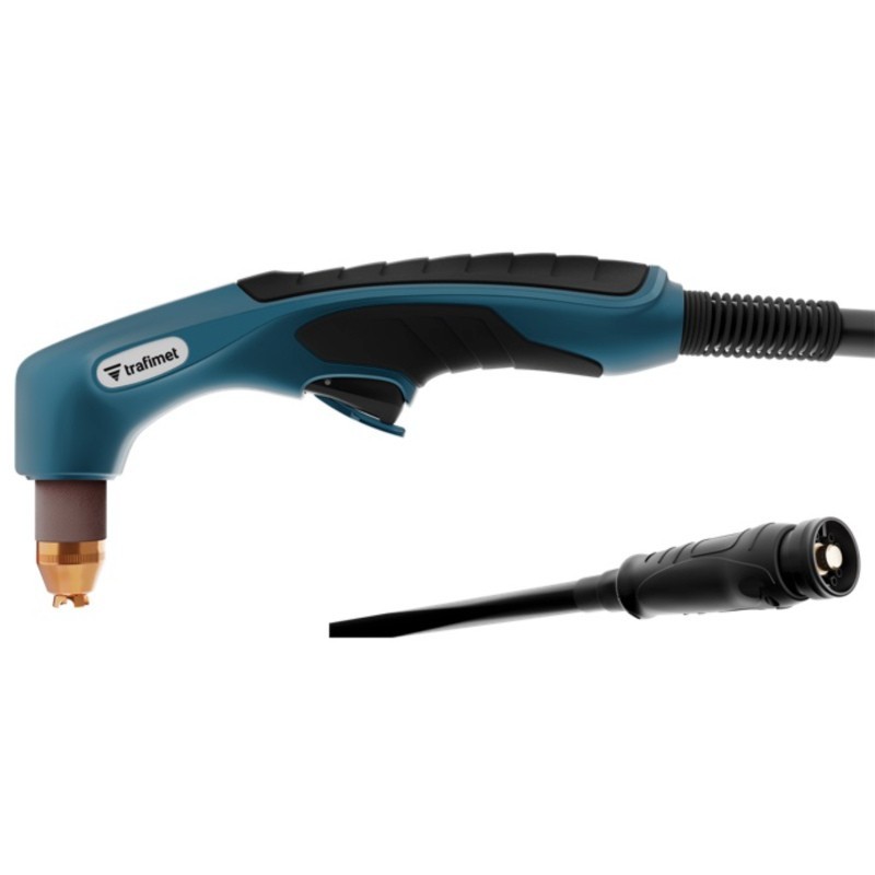 Antorcha de corte por plasma Trafimet Plascut 105 de 12 m sin HF con conexión Trafimet Antorcha de corte por plasma Trafimet Plascut 105 de 12 m sin HF con conexión Trafimet