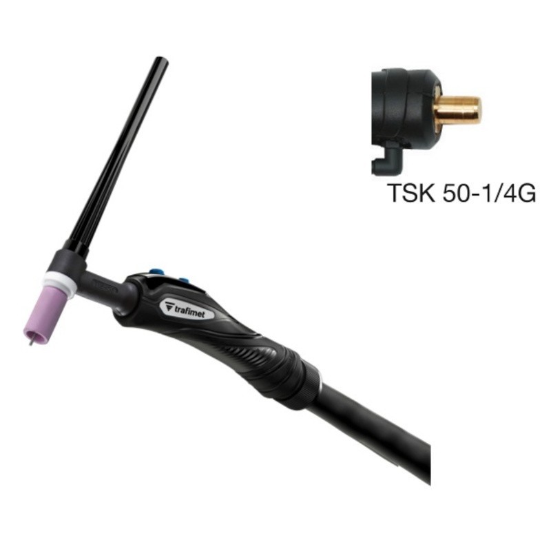 ANTORCHA TIG TRAFIMET (GTAW) EXPERTIG 20 TSK50 1/4G - 1 BOTÓN