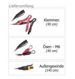 Cargador de batería de litio GYS GYSFLASH 6.12 con mantenimiento automático de carga de 12 V