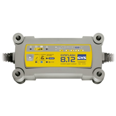 GYS GYSFLASH 8.12 - Batterieladegerät automatisch 12V Ladeerhaltung - 029385 -  - 3154020029385 - 126,97 € - 