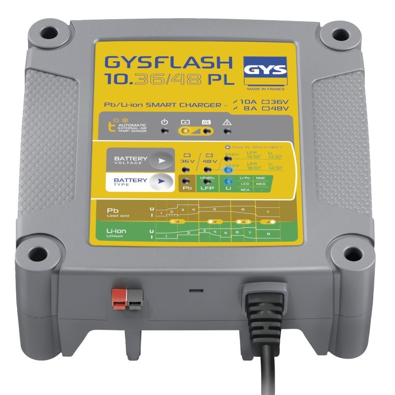 Cargador universal integrado GYS GYSFLASH 10.36/48 PL - 027060