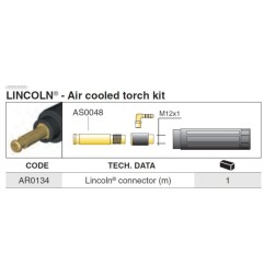 CONECTOR TRAFIMET MIG/MAG LINCOLN® (M) - AR0134 - - - 159,82 € -