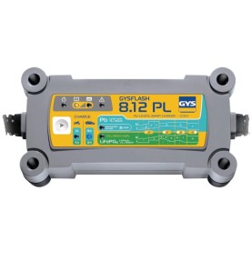 GYS GYSFLASH 8.12 PL - Batterieladegerät 12-V-Blei- und Lithium-Eisen-Phosphat (LiFePO4)-Batterien - 069282 -  - 3154020069282 -