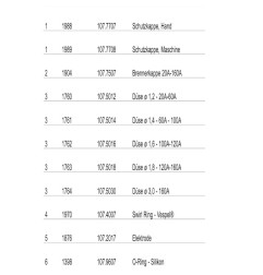 Boquilla de plasma 3,0 mm, 160 A, Cebora CP161, Ref.No. 1764, réplica