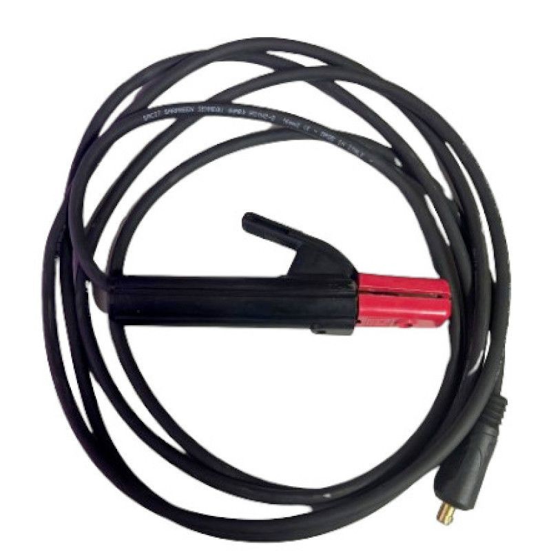 Cable de electrodo 16 mm², 4 m, 200 A, conector de cable 9 mm Cable de electrodo 16 mm², 4 m, 200 A, conector de cable 9 mm