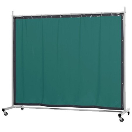 Tabique divisorio monobloque CEPRO Robusto / Cortina verde claro - 2,1 m de ancho y 2,1 m de alto - 36.32.16 - - - 501,96 € -