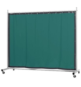 Tabique divisorio monobloque CEPRO Robusto / Cortina verde claro - 2,1 m de ancho y 2,1 m de alto - 36.32.16 - - - 501,96 € -