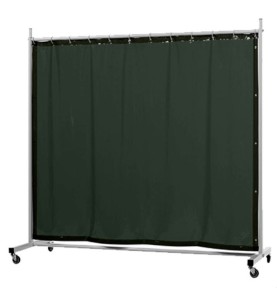 Tabique divisorio monobloque CEPRO Robusto / Cortina verde oscuro - 2,1 m de ancho y 2,1 m de alto - 36.32.19 - - - 501,96 € -