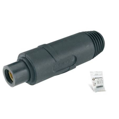 Toma de tierra para cable de tierra de 28 mm, 95-120 mm², (negro) - CX0546 - - 8028485004865 - 40,15 € -