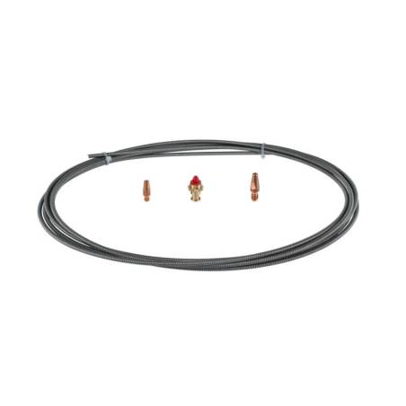 Erstausrüstung für MIG Schweissbrenner - BK CrNi ø0,8-1,6 /G/W/5m für alle Transsteel und TPSi gas und flüssiggekühlt --Variante--0.9 mm