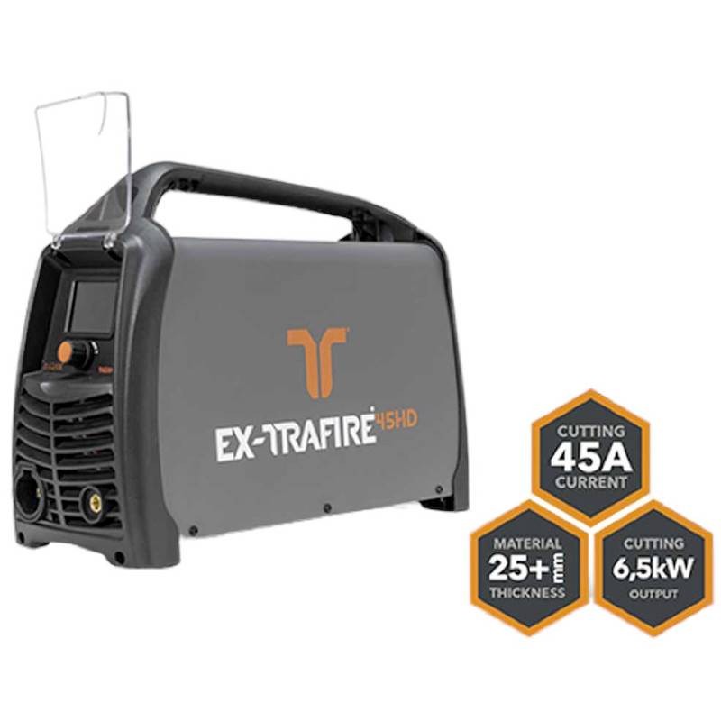 CORTADORA DE PLASMA THERMACUT EX-TRAFIRE PLASMA 45 HD - con soplete de corte manual de 8M CORTADORA DE PLASMA THERMACUT EX-TRAFIRE PLASMA 45 HD - con soplete de corte manual de 8M