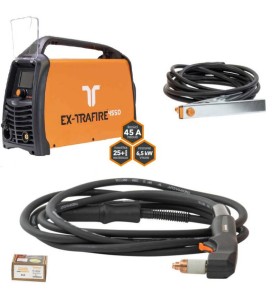 Plasma-Schneidanlage EX-TRAFIRE 45SD inkl. Plasma-Brenner FHT-EX45TTH 5m und Starter-Kit, 400V, 3 PH, 50/60 Hz - EX-2-010-011 - 