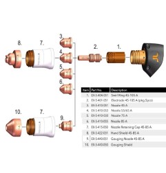 THERMACUT HAND SCHUTZSCHILD 100/105A FÜR FHT-EX® 105TT (1 Stk) - EX-5-422-032 - - - 16,76 € -