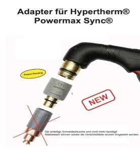 Hypertherm Adapter SY1 - zur Verwendung von Hypertherm Powermax Sync® Brennerköpfe - 129.9008 -  -  - 268,80 € - 