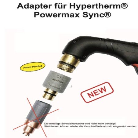 Hypertherm Adapter SY2 - zur Verwendung von Hypertherm Pmax 65-125 / Duramax - 129.9009 -  -  - 268,80 € - 