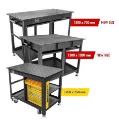 Estación de trabajo móvil Rhino Cart 1500x750 mm - sin accesorios - TD6-1575Q-F3 - - - 3.272,50 € -